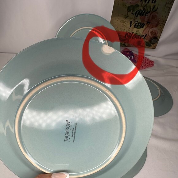 Thompson Pottery Cape Cod Salad Plate Blue - Picture 6 of 6